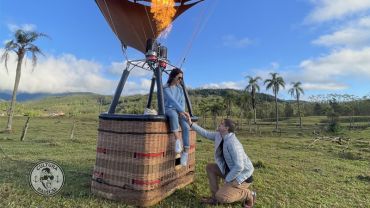 Passeio de Balão Voo Exclusivo Casal 